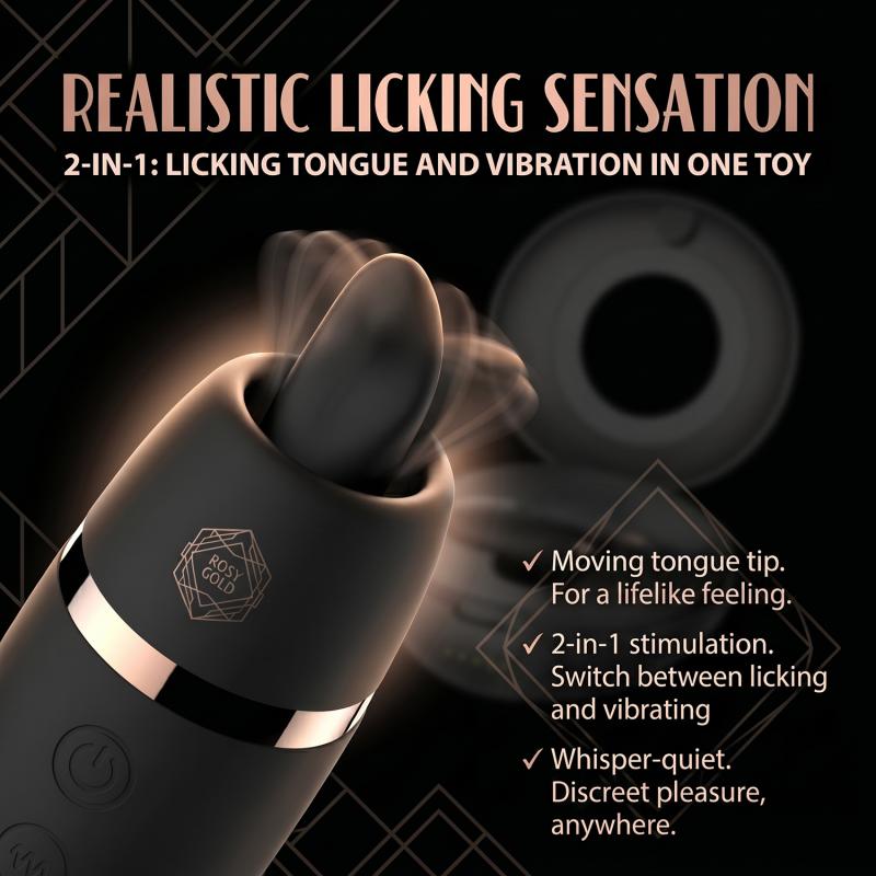 – Stimulateur Léchage avec Boîtier Luxe – Noir 2