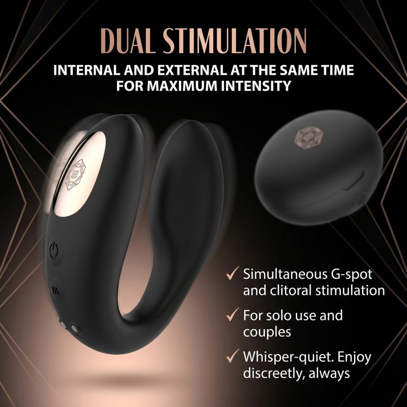 – Vibromasseur C-Shape avec Étui de Recharge – Noir 2