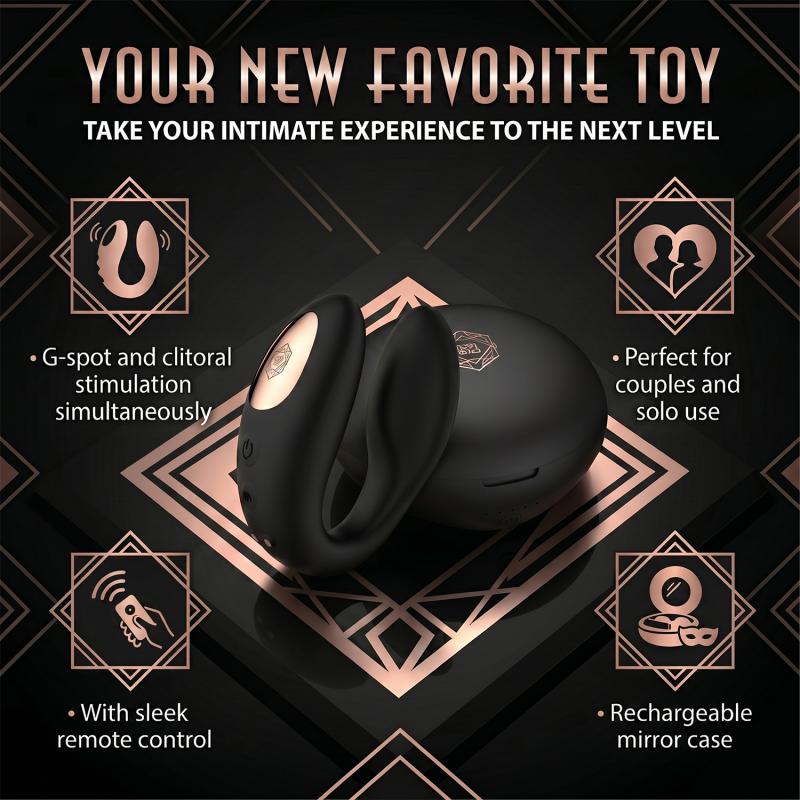 – Vibromasseur C-Shape avec Étui de Recharge – Noir 4