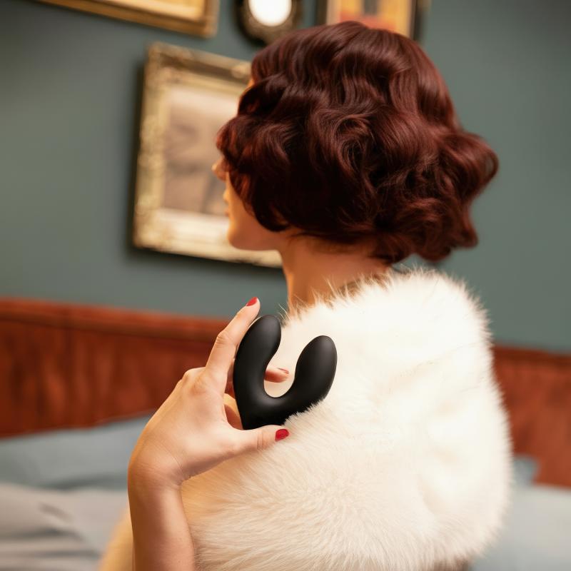 – Vibromasseur Portable avec Boîtier Luxe – Noir 5