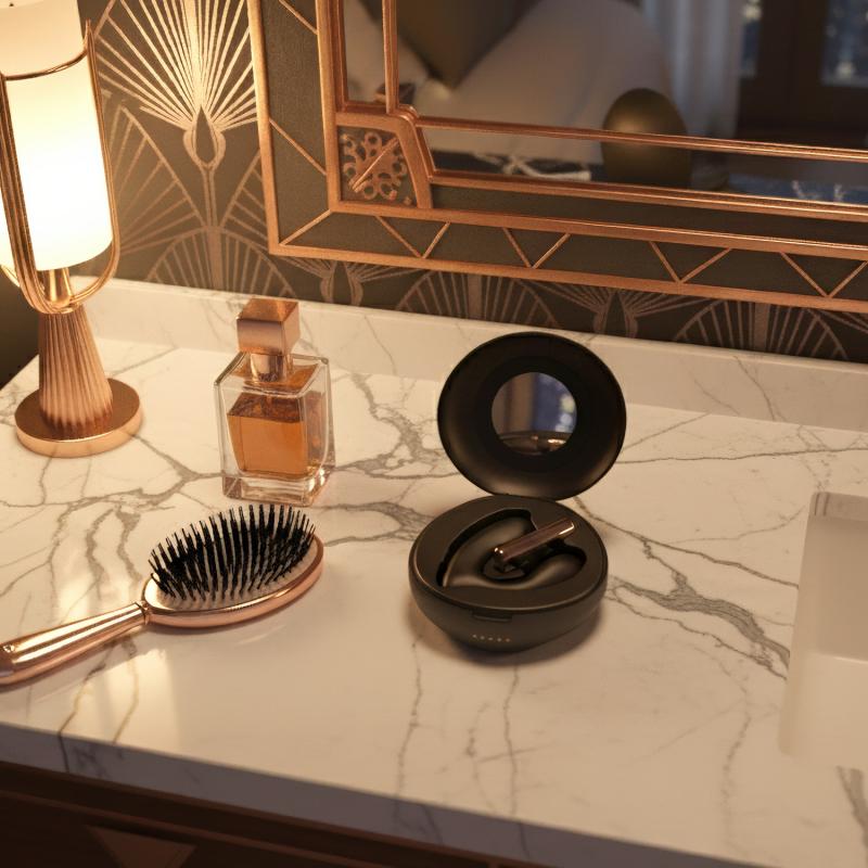 – Vibromasseur Portable avec Boîtier Luxe – Noir 2