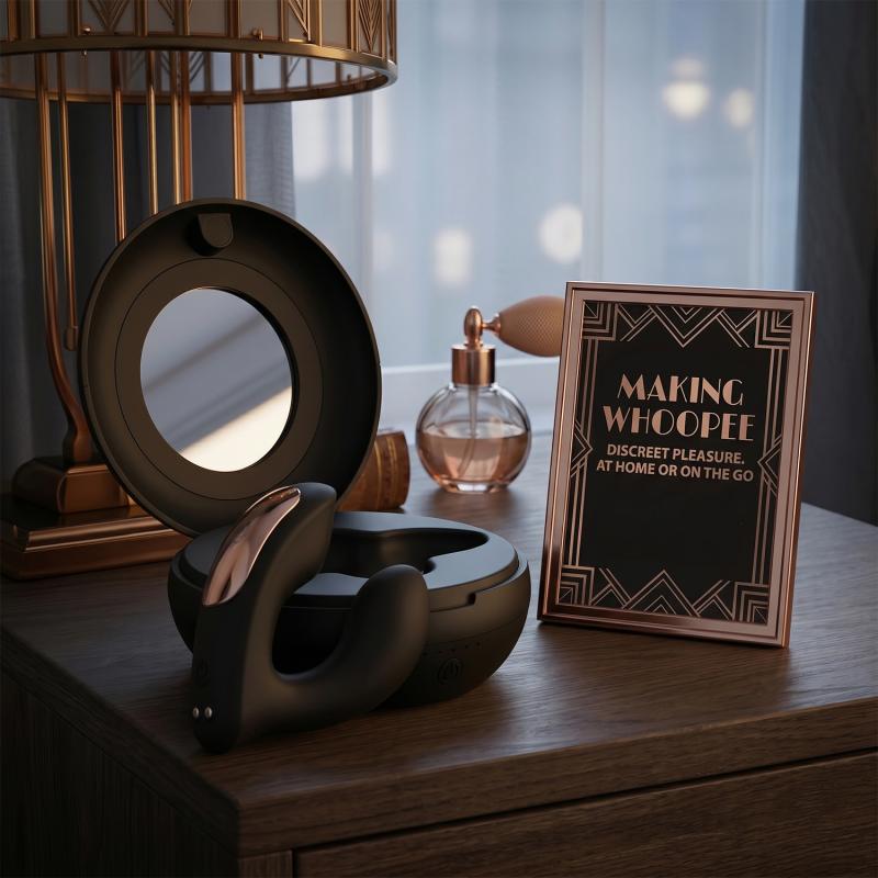 – Vibromasseur Portable avec Boîtier Luxe – Noir 3