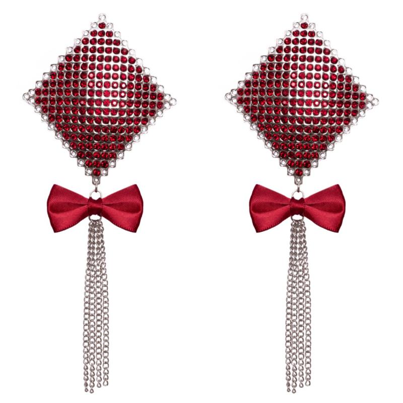 – Bijou de Tétons Nœud – Rouge 4