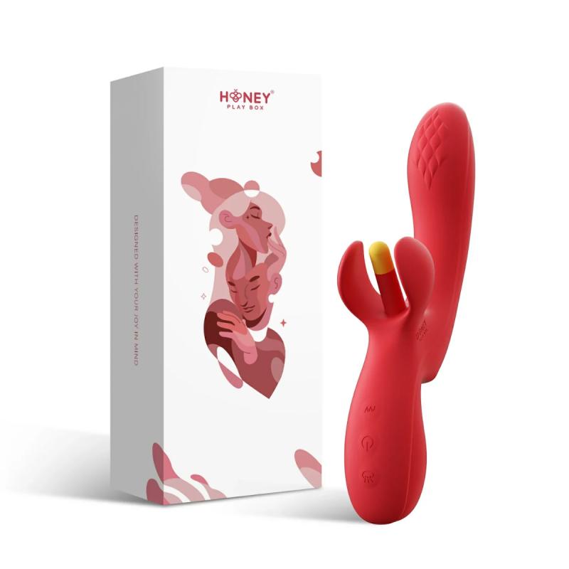 HoneyPlayBox � Fortexa Tapping A-Spot Vibrator � Rood
