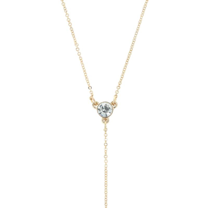 - Twin Crystal Anklet - Transparent 3