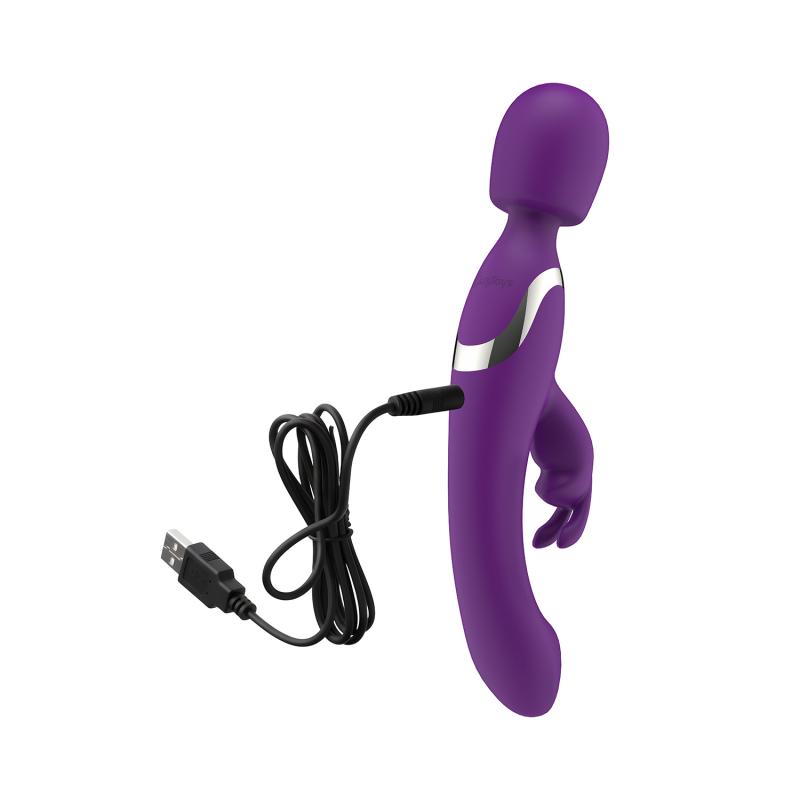 Easytoys Vibe - Vibromasseur Wand 2 en 1 - Violet 4