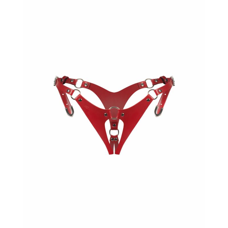 Thumbnail - Obsessive - Inferro String mit offenem Schritt - Rot