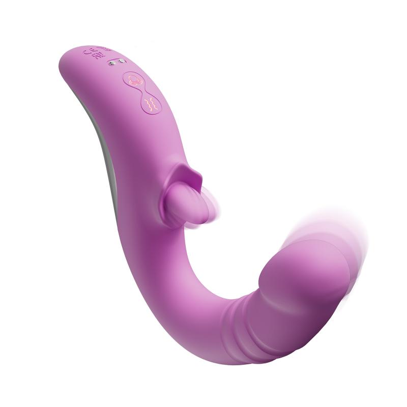 - Vibromasseur Langue - Rose 2