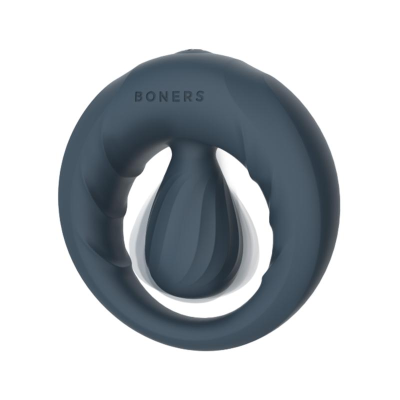 Boners – Vibrerende Siliconen Cockring – Stimulatiebol