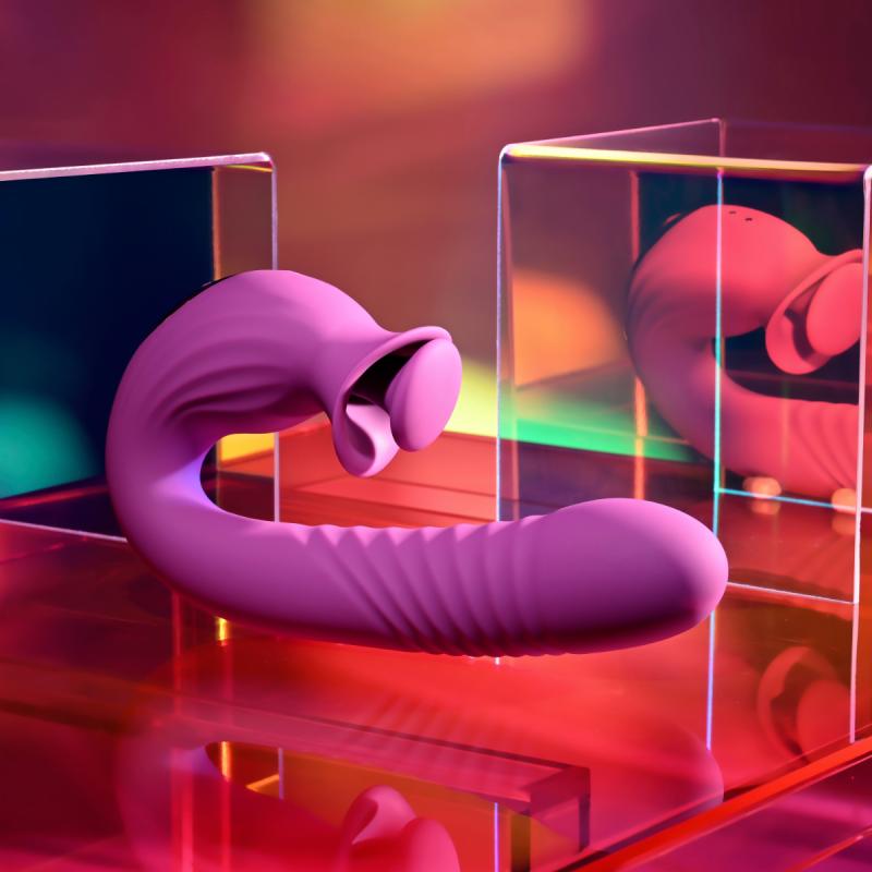 Evolved - Vibromasseur Rabbit Deep Ecstasy - Magenta 3