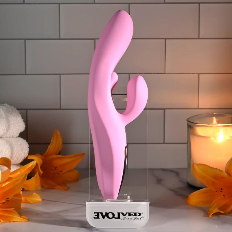 Evolved - Vibromasseur Push The Button - Rose 4