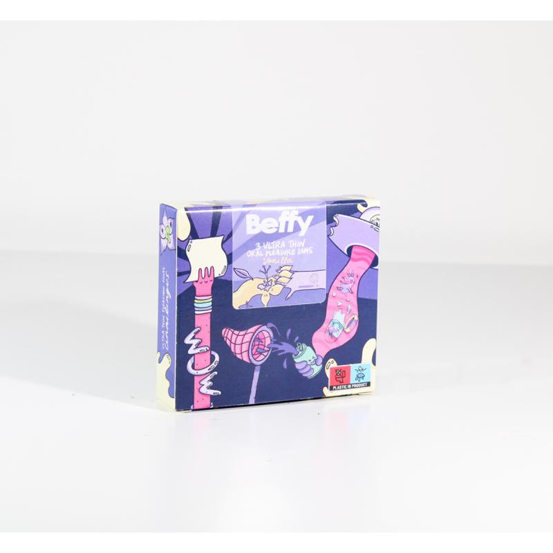 Beffy – Lecktuch Vanilla – 3 Stück