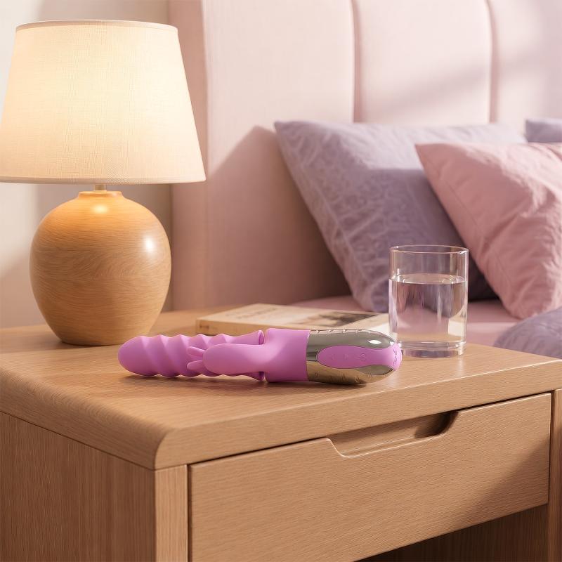 - Vibromasseur Rotating Thrusting 360° - Rose 4