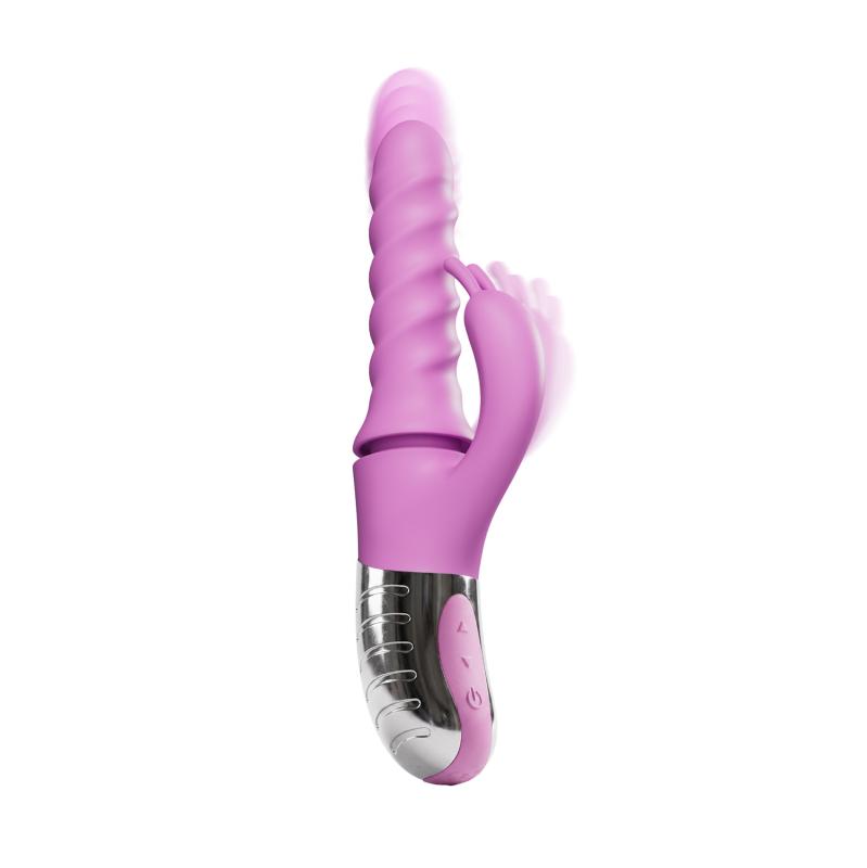 - Vibromasseur Rotating Thrusting 360° - Rose 2