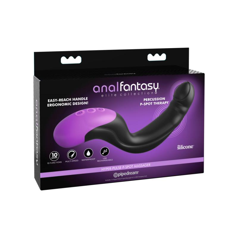 Anal Fantasy Elite - Hyper-Pulse Massager - Noir 7