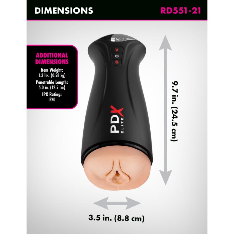 PDX Elite - Fuck-Gasm Stroker - Noir 5