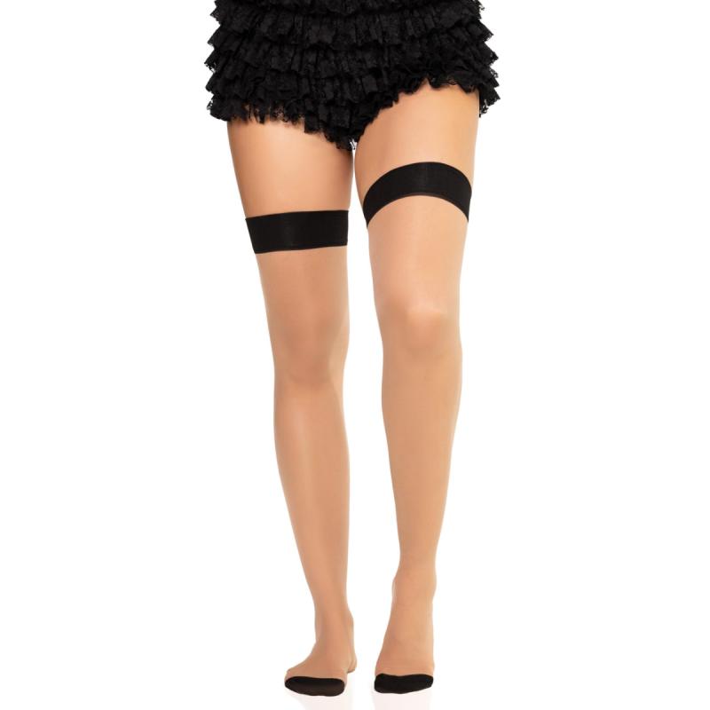 - Bas Autofixants Avec Couture - Nude 3