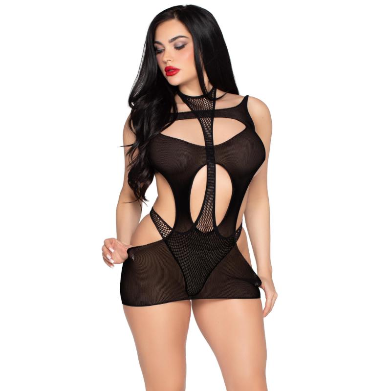 - Mini Robe et Teddy Dos-Nu - Noir 3