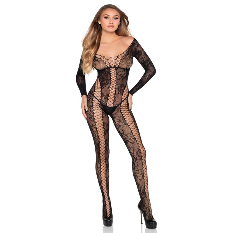 - Bodystocking en Dentelle - Noir 4