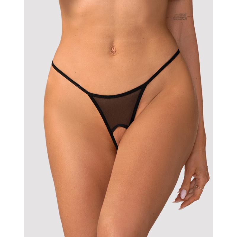 - Zaliya String Ouvert - Noir 5