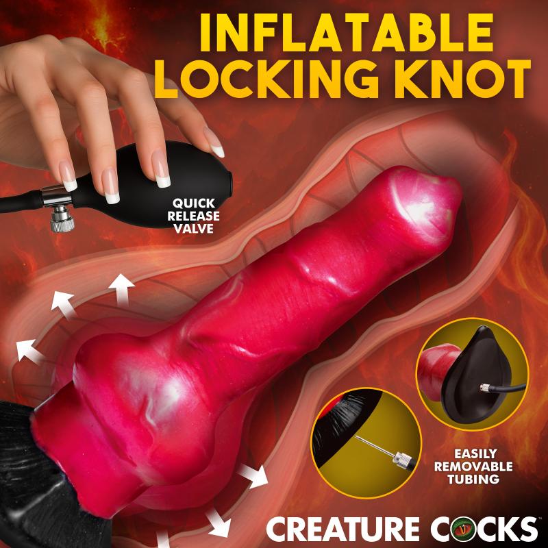 - Hell Hound Dildo Gonflable - 20 cm 4