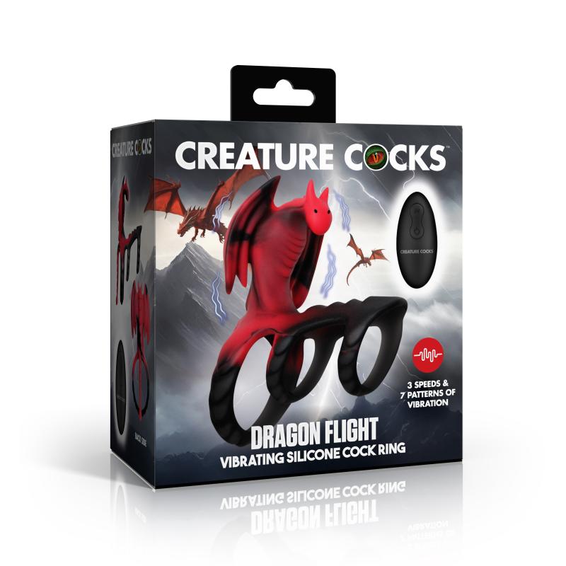 - Dragon Flight Anneau Pénien Vibrant - 9,9 cm 5