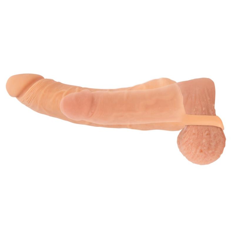 - 2in1 Extension + Masturbator - 23.8 cm 2