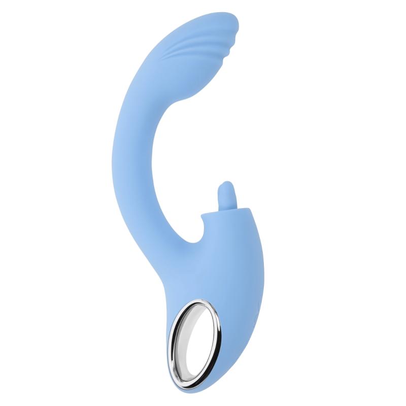 Playboy  Sapphire Dual Vibrator - Sky Blue