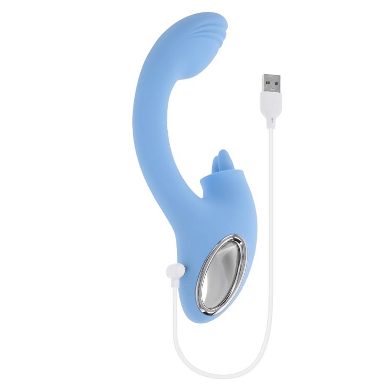 - Sapphire Dual Vibrator - Sky Blue 4