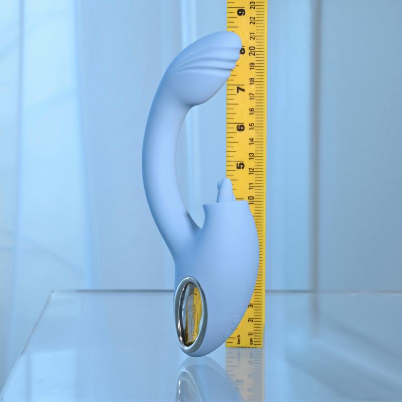 - Sapphire Dual Vibrator - Sky Blue 5