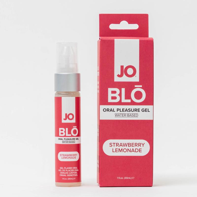 Image of JO - BLŌ Oral Pleasure Gel Strawberry Lemonade - 30ml