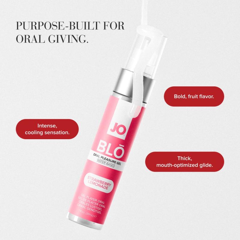 JO - BLŌ Gel Plaisir Oral Strawberry Lemonade - 30ml 3