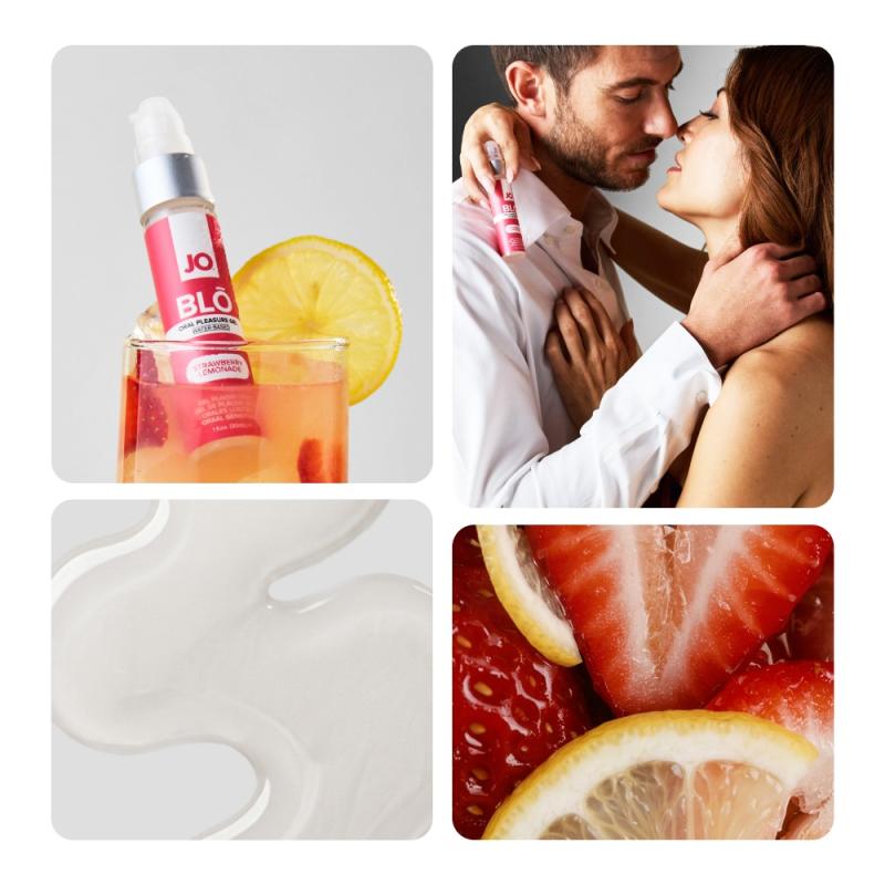 JO - BLŌ Gel Plaisir Oral Strawberry Lemonade - 30ml 4