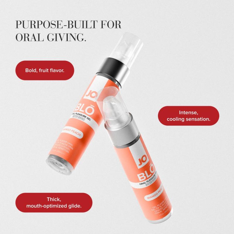 JO - BLŌ Gel Plaisir Oral Mango Peach - 30ml 3