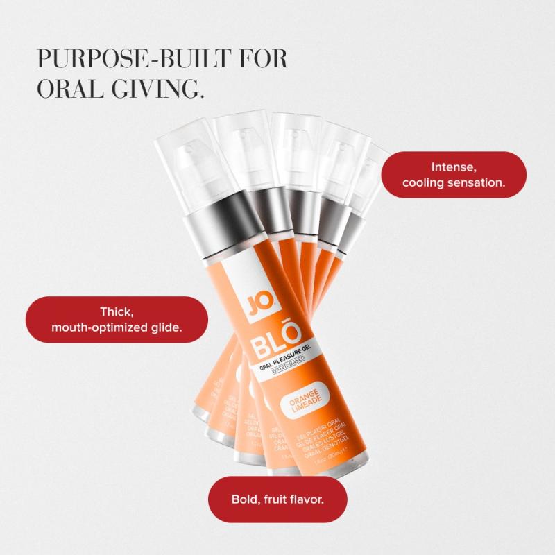 JO - BLŌ Gel Plaisir Oral Orange Limeade - 30ml 3