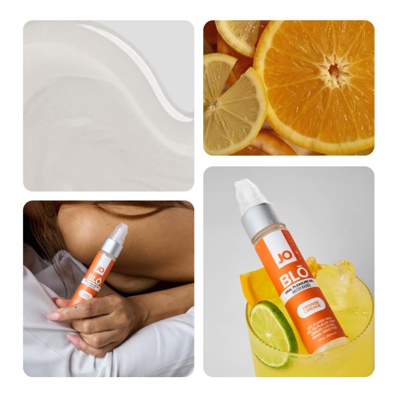 JO - BLŌ Gel Plaisir Oral Orange Limeade - 30ml 4