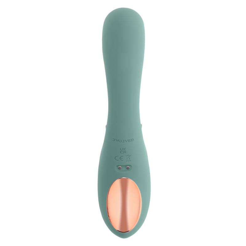 Evolved - Spiral Charm Vibromasseur Clitoridien - Vert 3