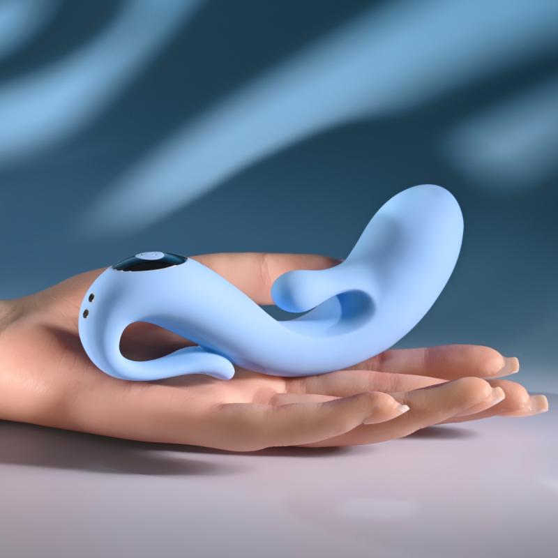 Evolved - Vibromasseur Rabbit Smooth Operator - Bleu 3