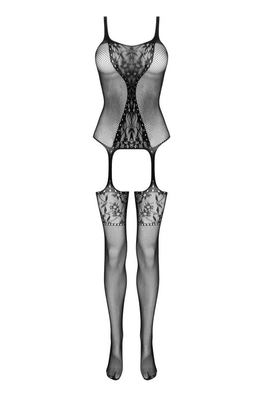 - Lace and Fishnet Seduction Bodystocking 4