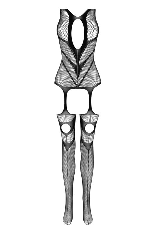 - After Dark Fishnet Suspender Catsuit 4