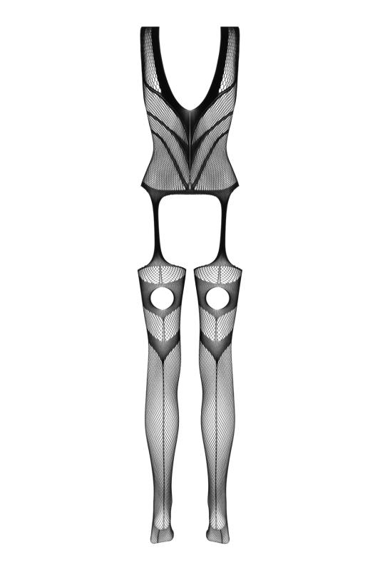 - After Dark Fishnet Suspender Catsuit 5