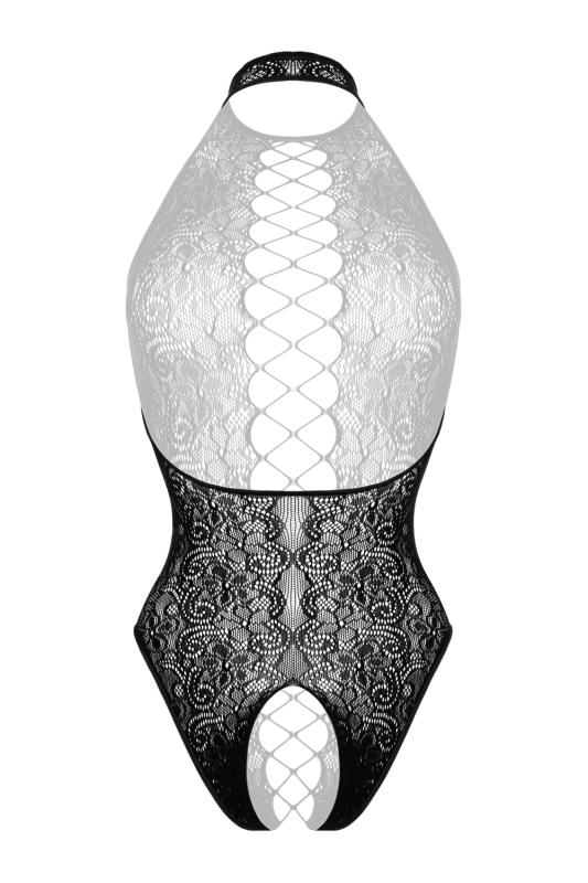 - Noir Open Crotch Bodysuit 5