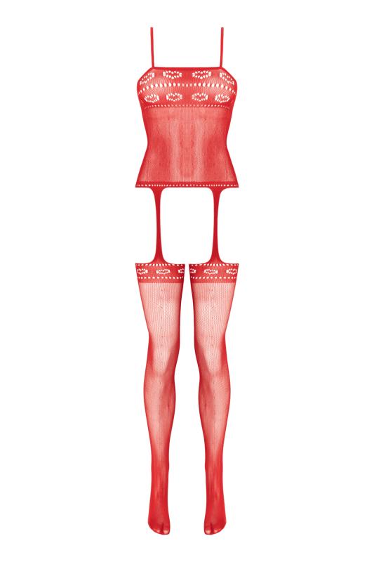 - Open Crotch Fishnet Suspender Bodystocking 4