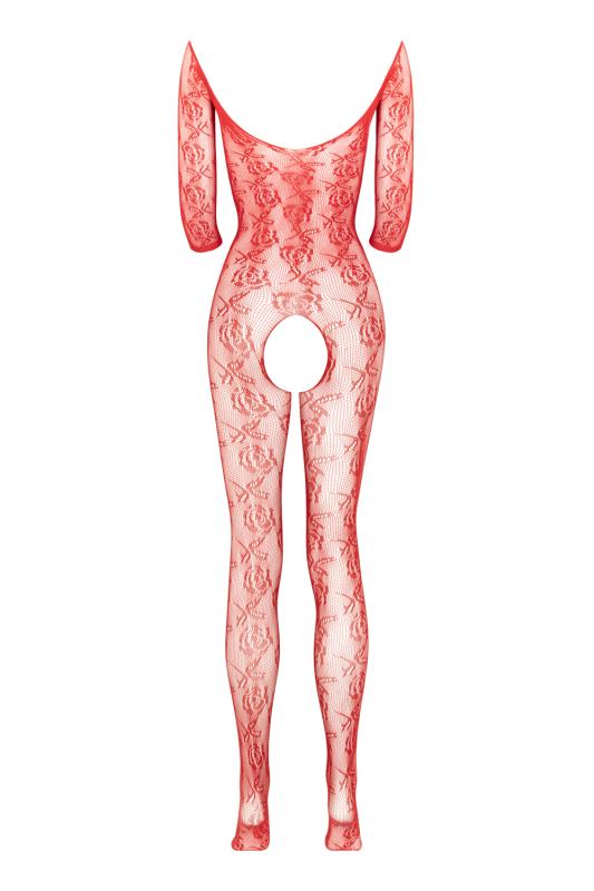 - Open Crotch Lace Rose Bodystocking 5