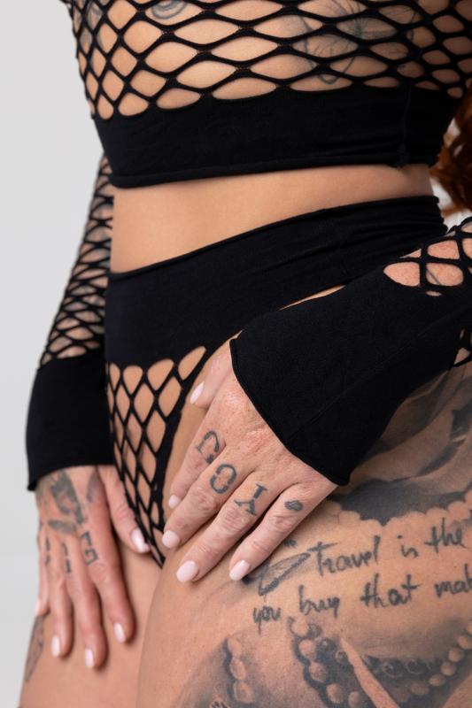 - Midnight Fishnet Two-Piece Set 3