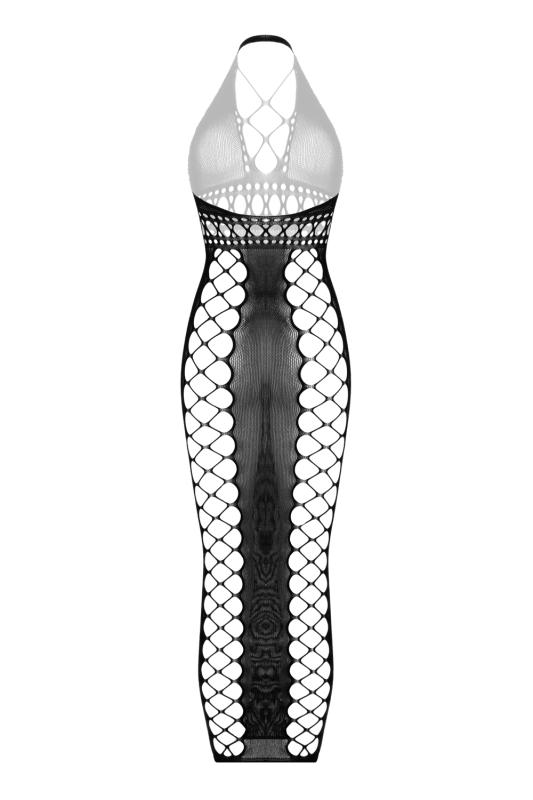 - Midnight Fishnet Cut-Out Dress 5