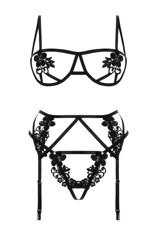 - Kinky 3-Piece Harness Suspender Set Fiercy 4