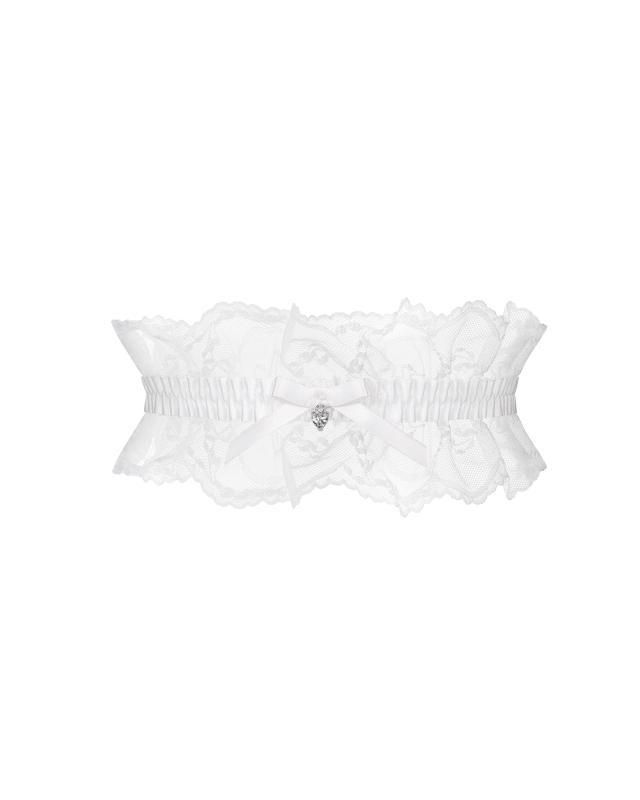 - Weddya Jarretière - Blanc 4