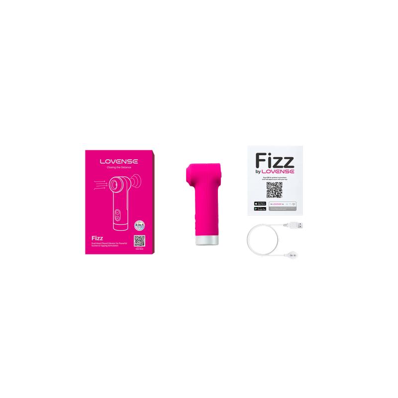 - Fizz Vibromasseur Clitoridien Suction Tapping - Rose 4