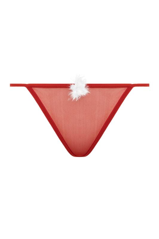 - Santa's Secret Kiss String - Taille unique 4